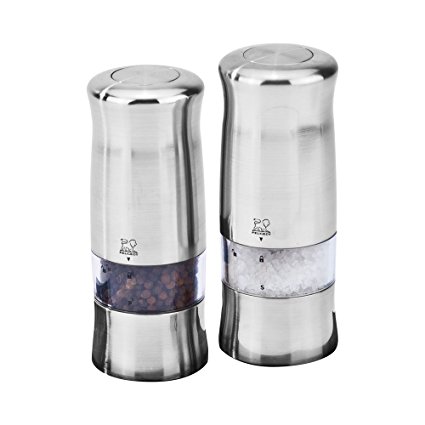 Peugeot Zeli Electric Salt & Pepper Mill Set