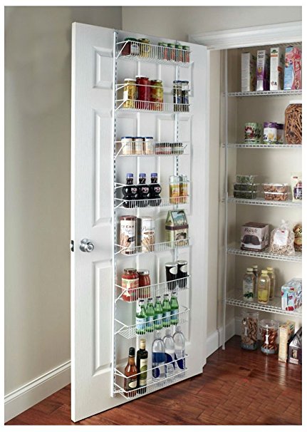 G&R Gracelove Over The Door Spice Rack Wall Mount Pantry Kitchen 8-Tier Cabinet Organizer