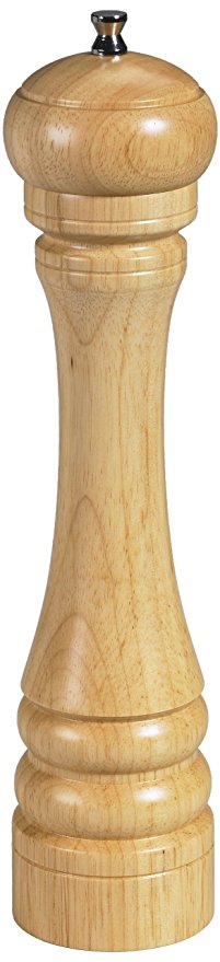 Gessner Products Mr. Dudley 12-Inch Hardwood Peppermill, Natural Finish