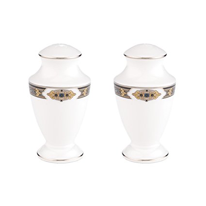 Lenox Vintage Jewel Salt and Pepper Set, White