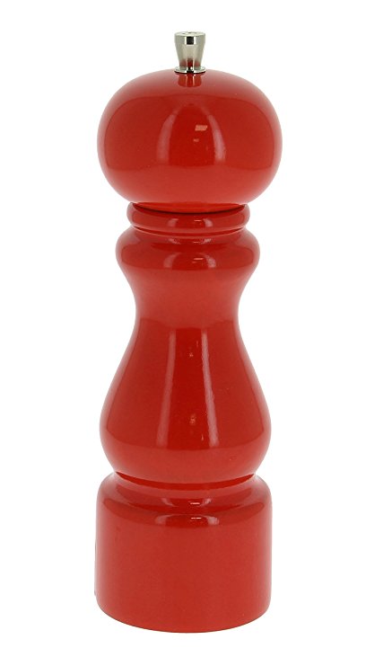 Marlux 8-Inch Lacquered Beechwood Pepper Mill, Cherry