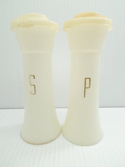 Vintage Tupperware Salt & Pepper Shakers Hourglass 6