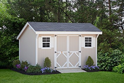 Little Cottage Company Classic Saltbox 10'x10' DIY Shed Kit