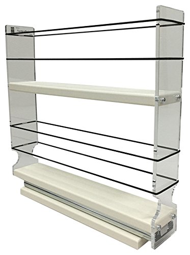 Vertical Spice - 2x2x11 DC - Spice Rack Narrow Space - 10 Capacity - Drawer Access