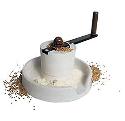 SAMAP Model 220 Manual Stone Grain Mill / Grinder by Miracle Exclusive