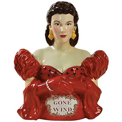 Westland Giftware Gone with the Wind Red Dress Scarlett 10-3/4-Inch Cookie Jar