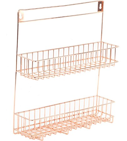 Design Ideas 3536046-DI Lincoln Spice Rack, Copper