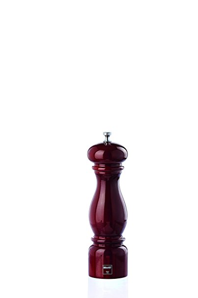 Bisetti BT-6250LC Firenze Stained Wood Pepper Mill, 8.66-Inch, Cherry