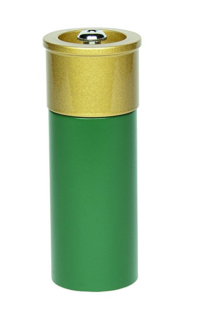 Fletchers' Mill Shotgun Shell Salt Mill, Green - 5 Inch