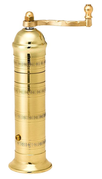 Pepper Mill Imports Atlas Pepper Mill, Brass, 8