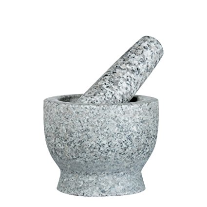 Cilio Solomon Granite Mortar and Pestle