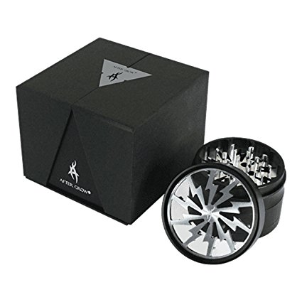 Thorinder 4 Piece Herb Grinder by AFTER GROW Color Silver